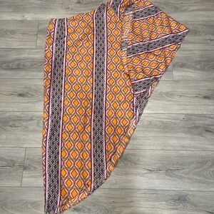 Zara Multicolor Geometric Skirt